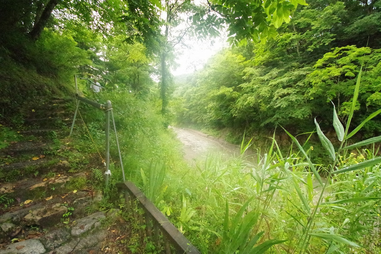 福島県の南会津の木賊温泉の共同浴場