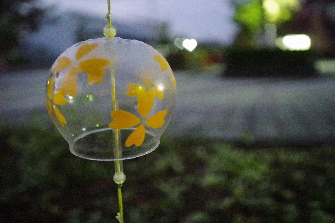 群馬県太田市の太田市運動公園の風鈴