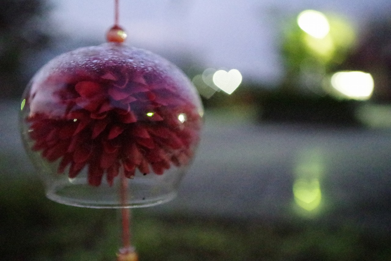 群馬県太田市の太田市運動公園の風鈴
