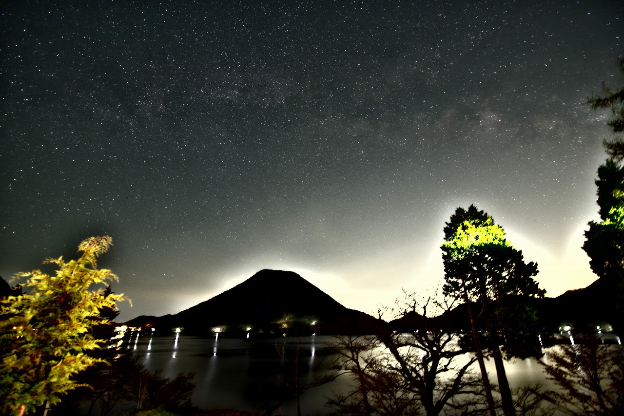 榛名湖の天の川