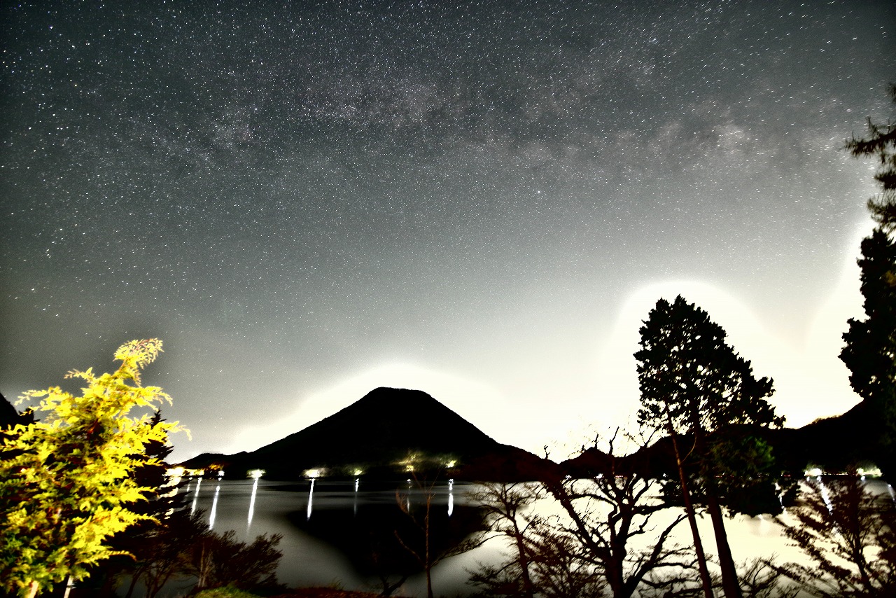 榛名湖の天の川