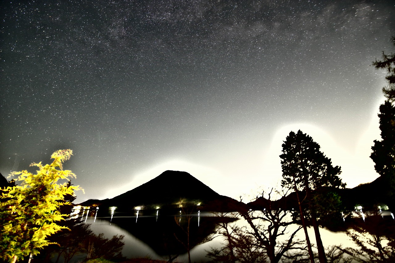 榛名湖の天の川