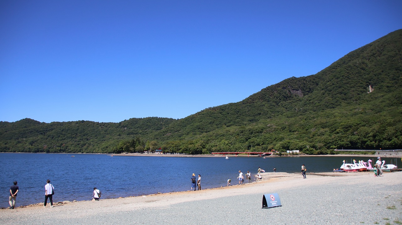 群馬県の赤城山の大沼