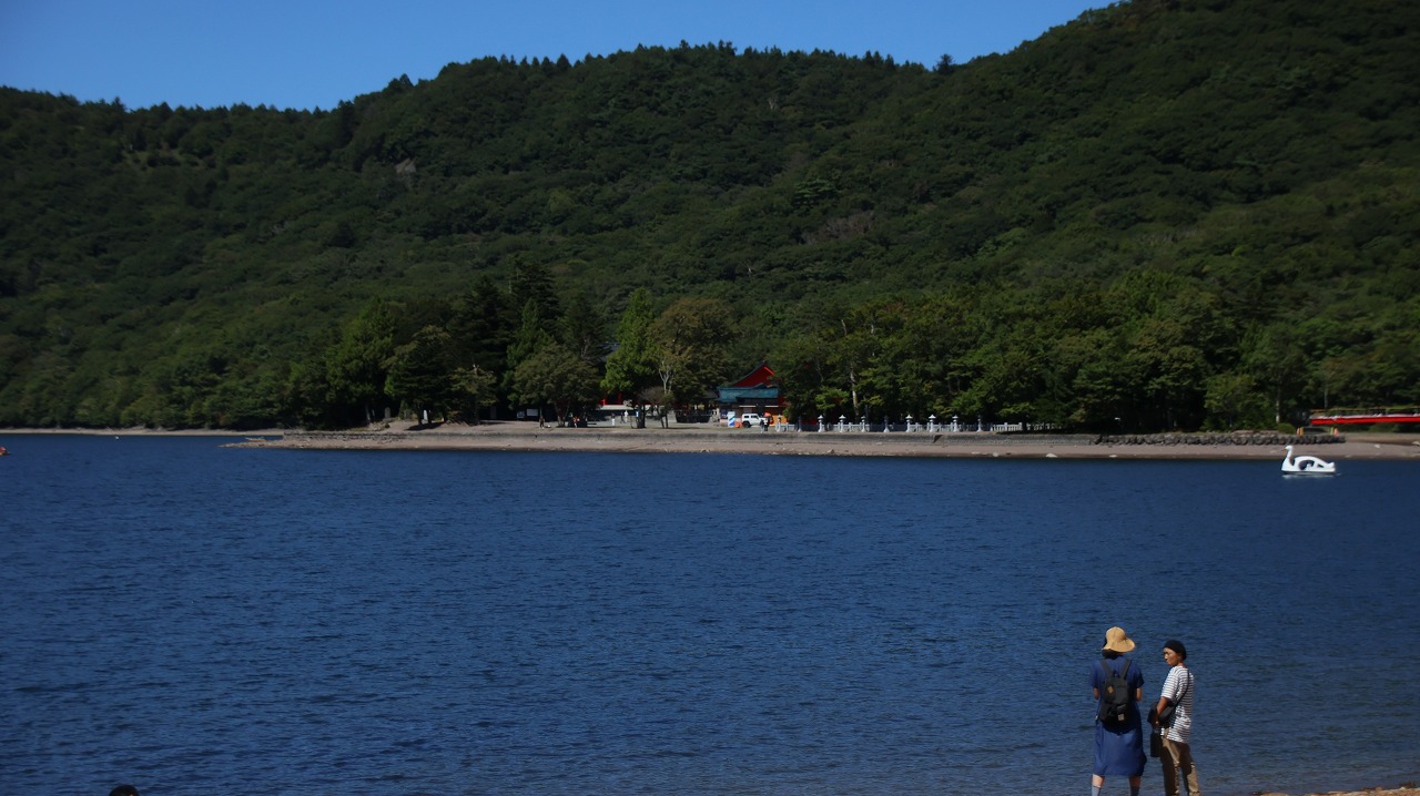 群馬県の赤城山の大沼
