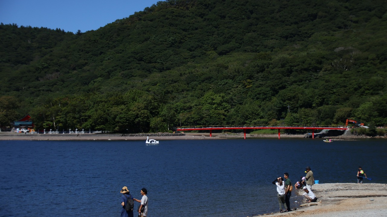 群馬県の赤城山の大沼