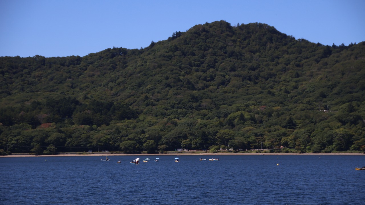 群馬県の赤城山の大沼