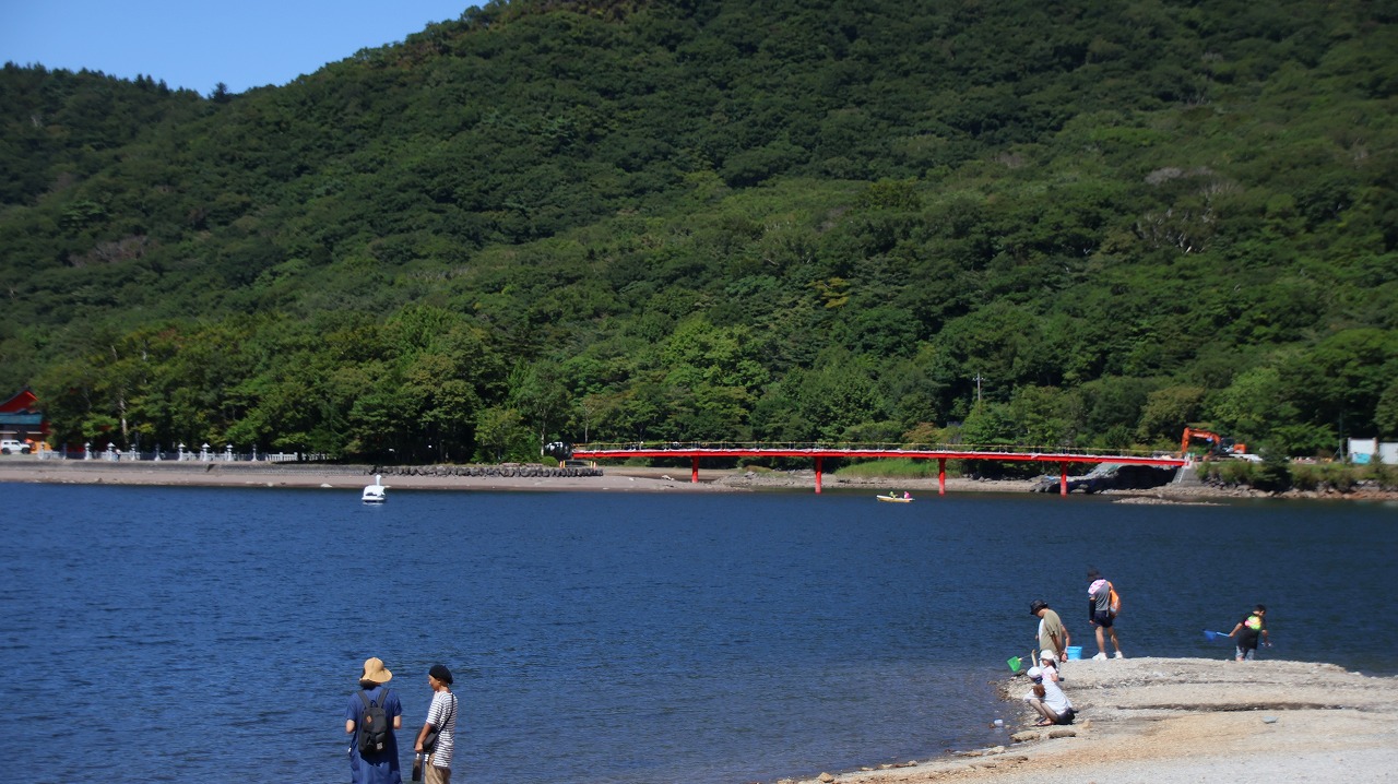 群馬県の赤城山の大沼