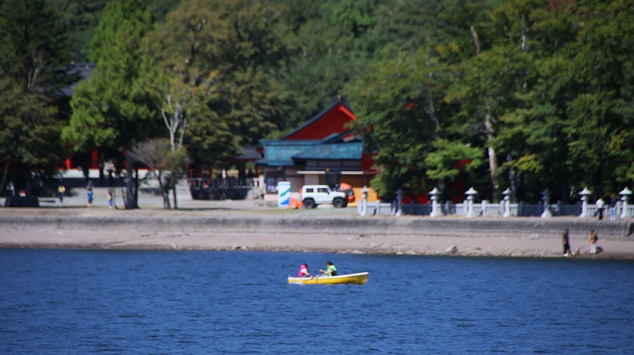 群馬県の赤城山の大沼