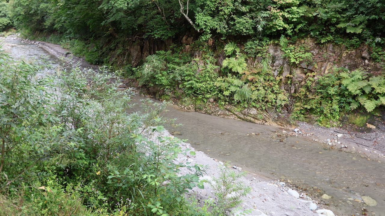 福島県の南会津の木賊温泉の共同浴場