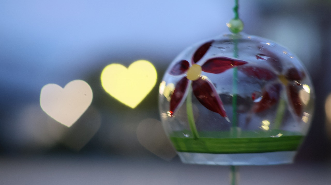 群馬県太田市の太田市運動公園で風鈴