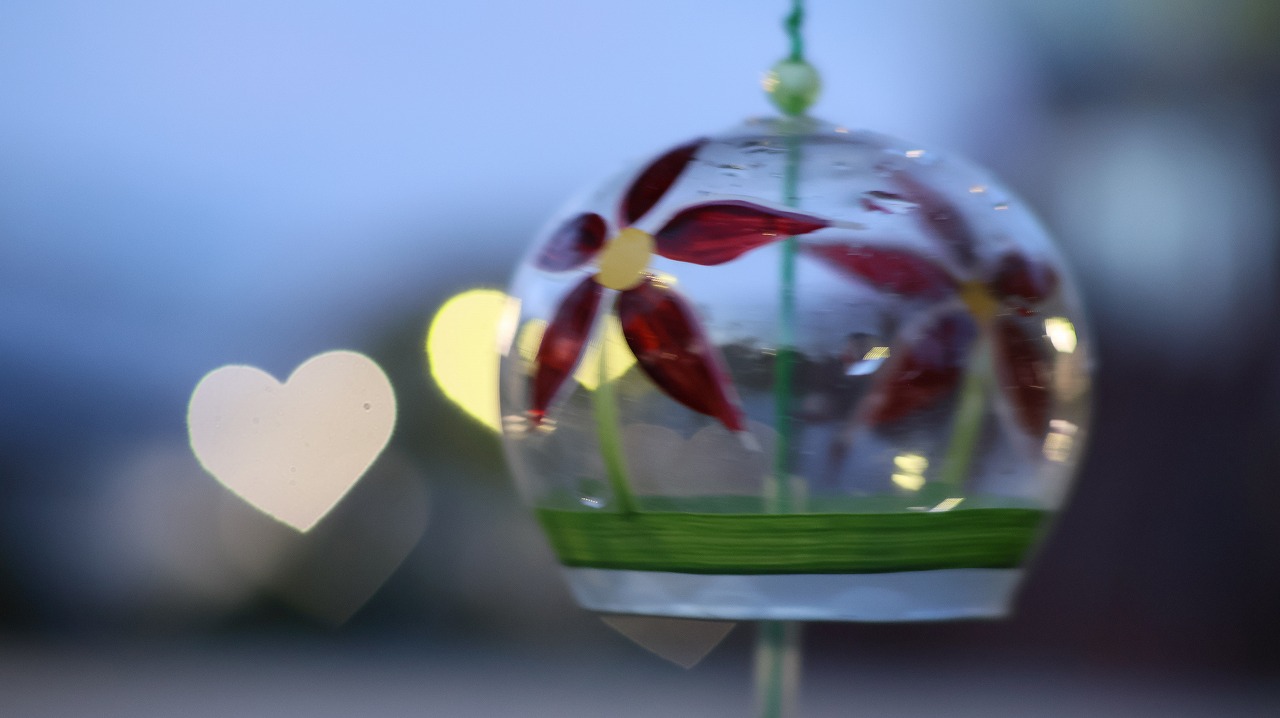 群馬県太田市の太田市運動公園で風鈴