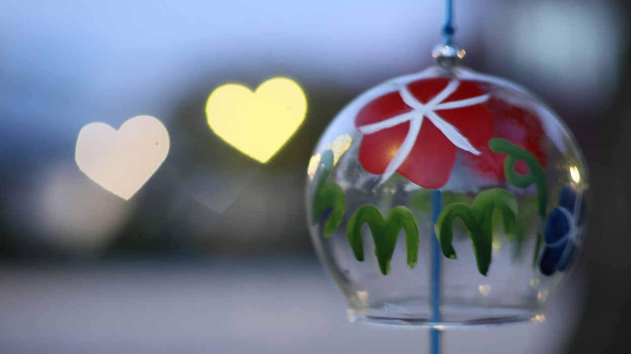 群馬県太田市の太田市運動公園で風鈴