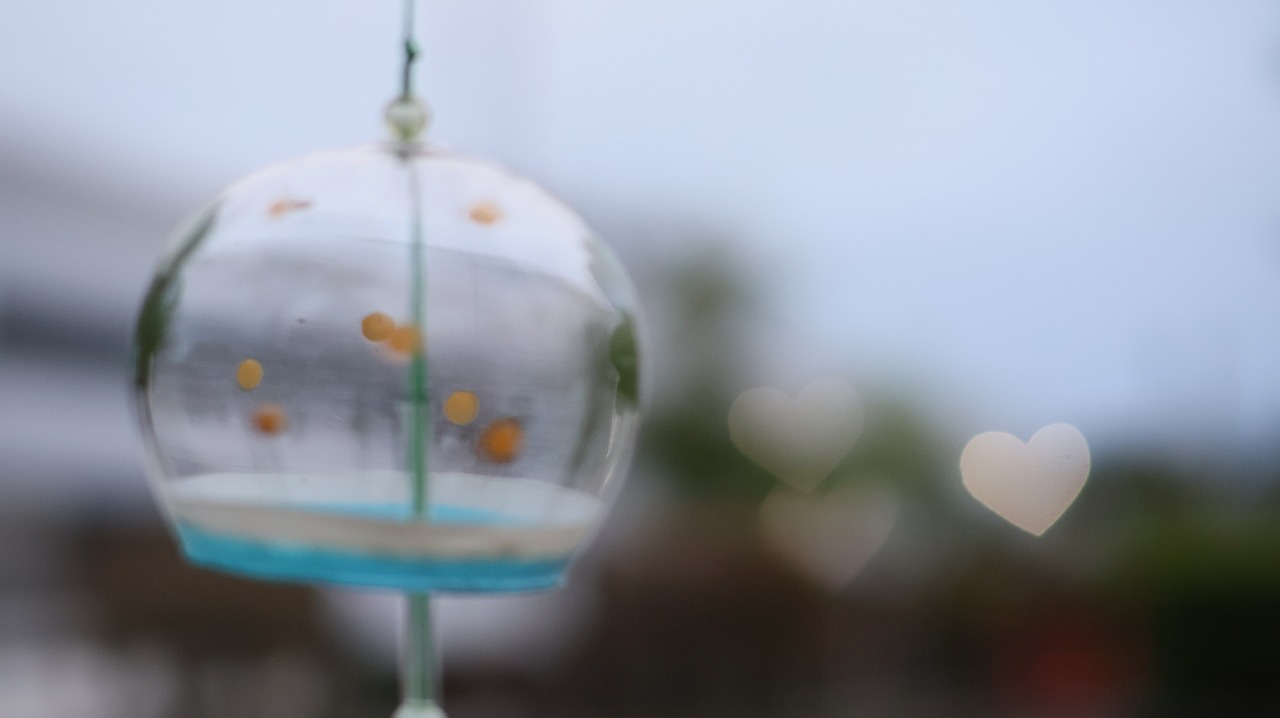 群馬県太田市の太田市運動公園の風鈴