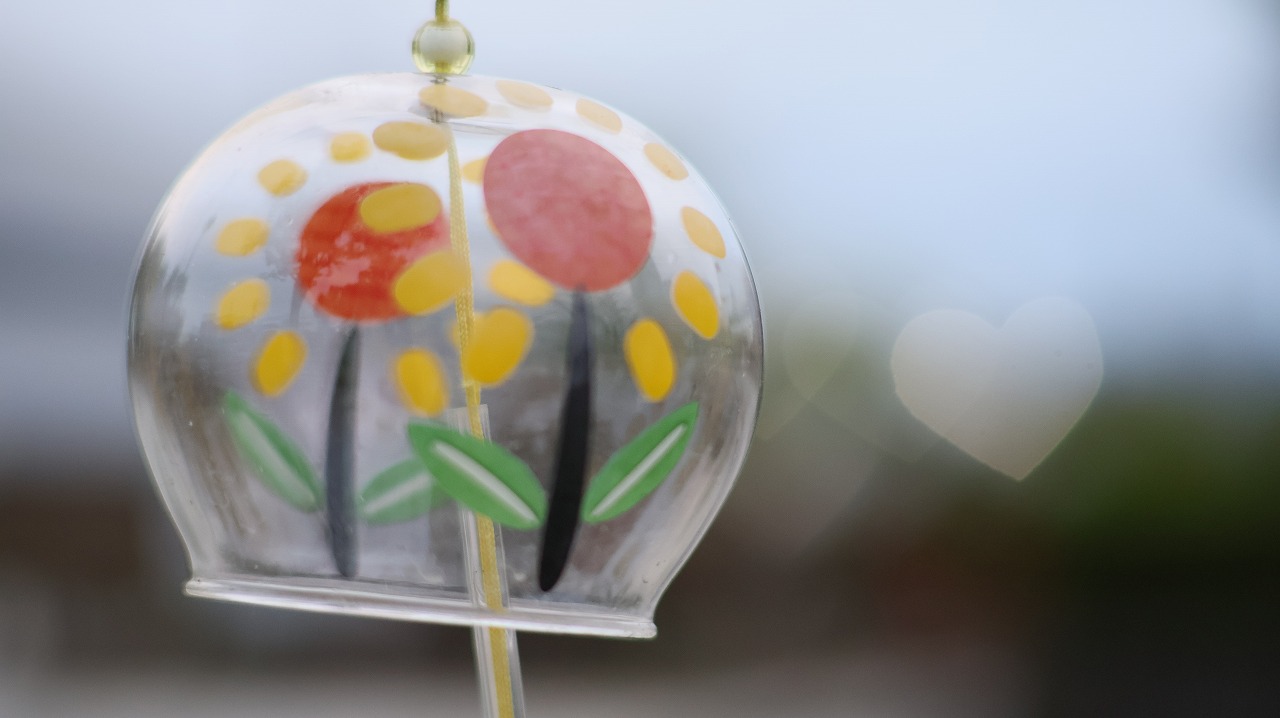 群馬県太田市の太田市運動公園の風鈴