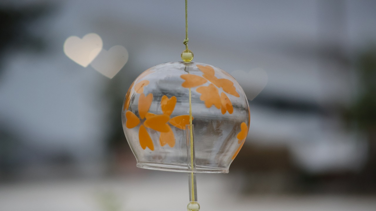 群馬県太田市の太田市運動公園の風鈴