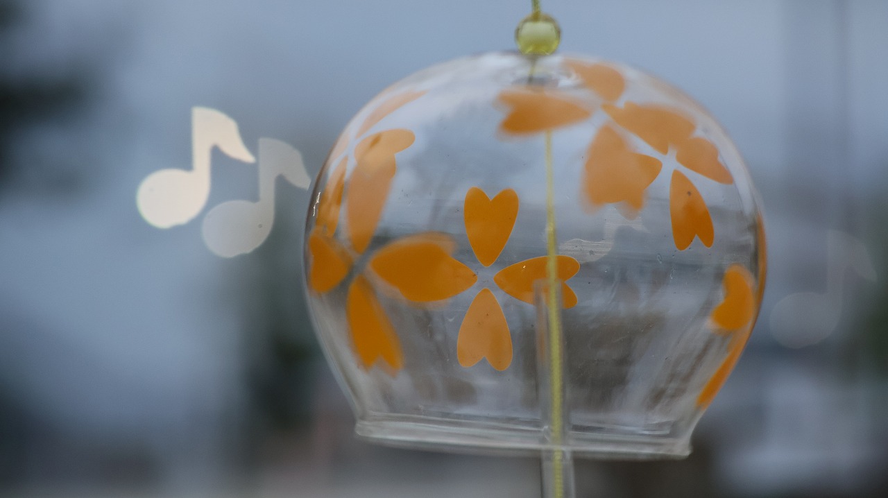 群馬県太田市の太田市運動公園の風鈴