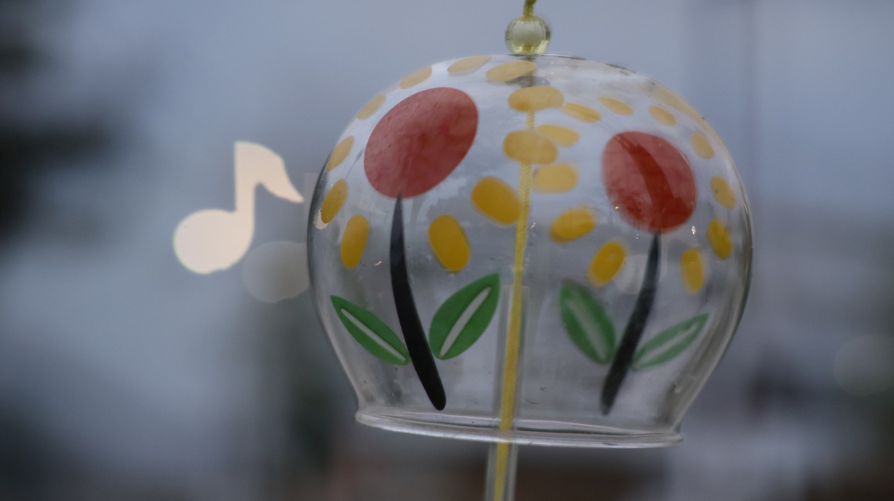 群馬県太田市の太田市運動公園の風鈴