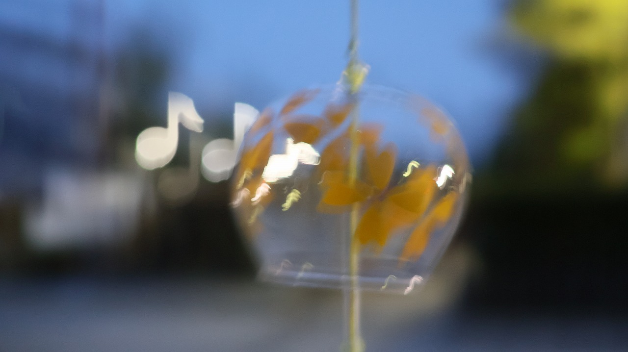群馬県太田市の太田市運動公園の風鈴