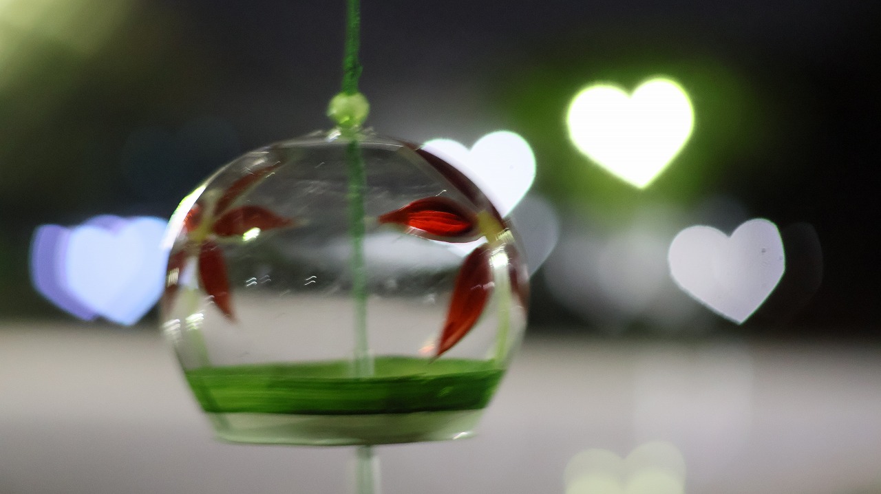 群馬県太田市の太田市運動公園の風鈴