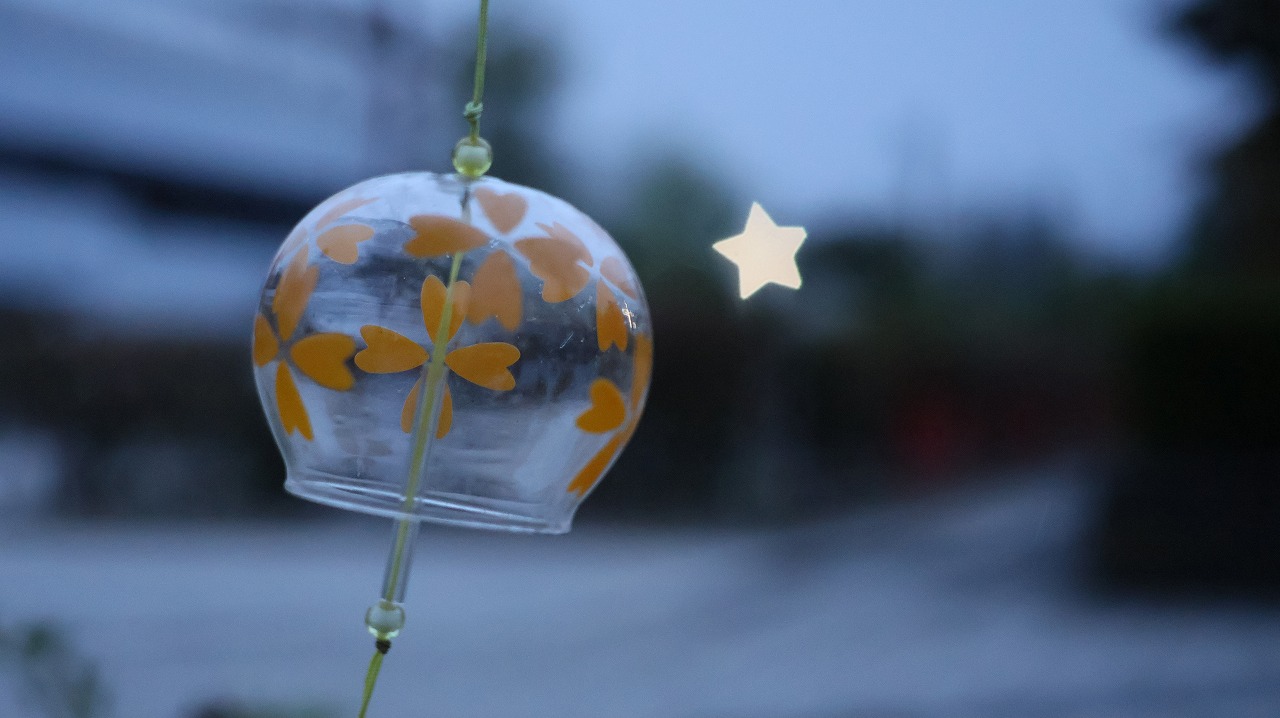 群馬県太田市の太田市運動公園の風鈴