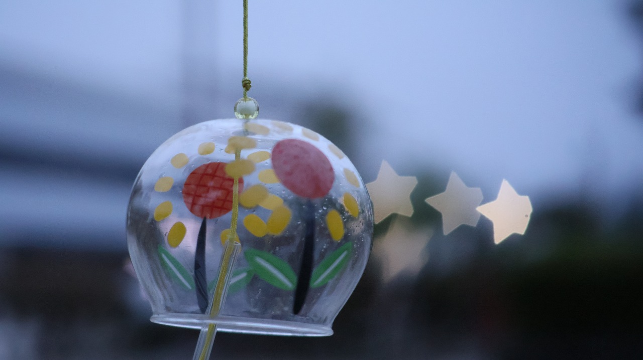 群馬県太田市の太田市運動公園の風鈴