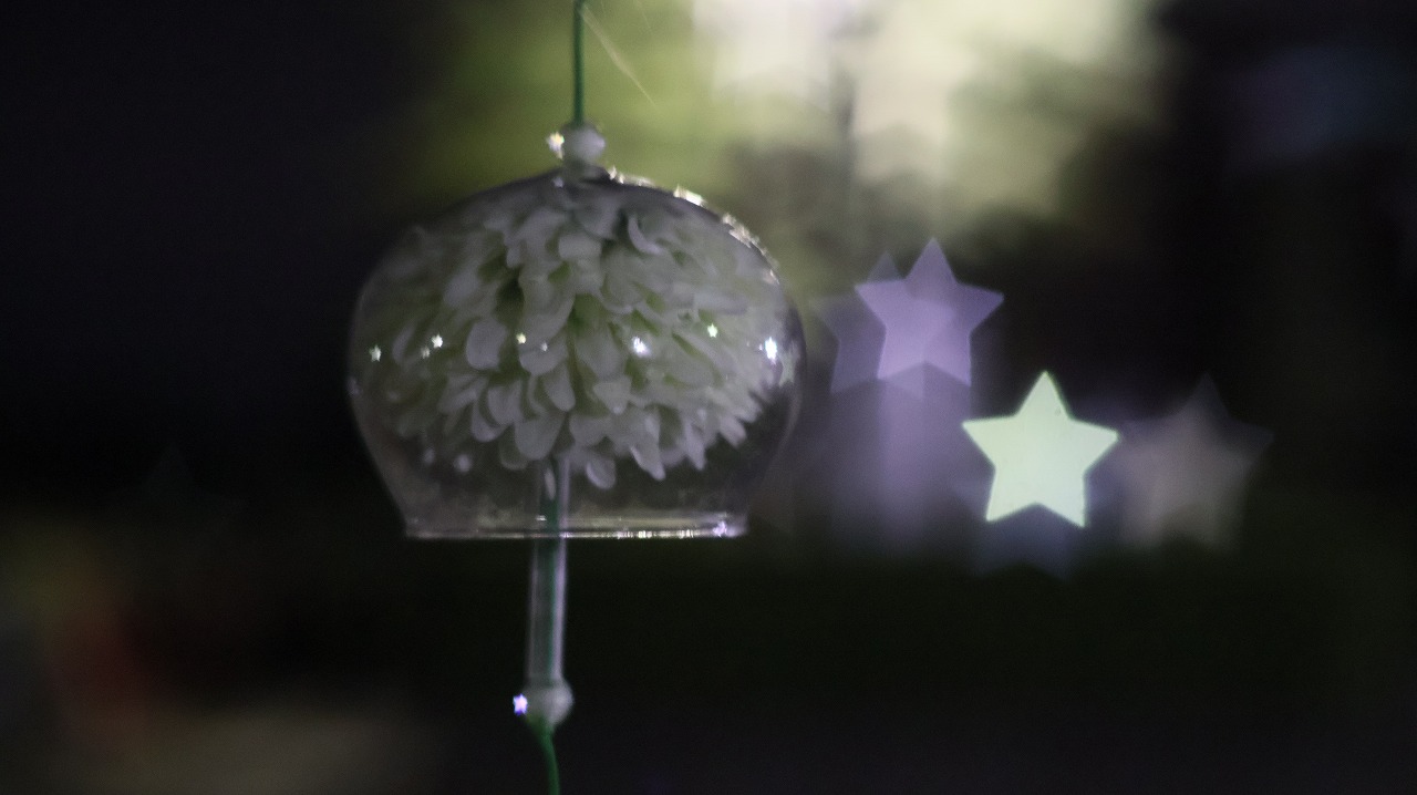 群馬県太田市の太田市運動公園の風鈴