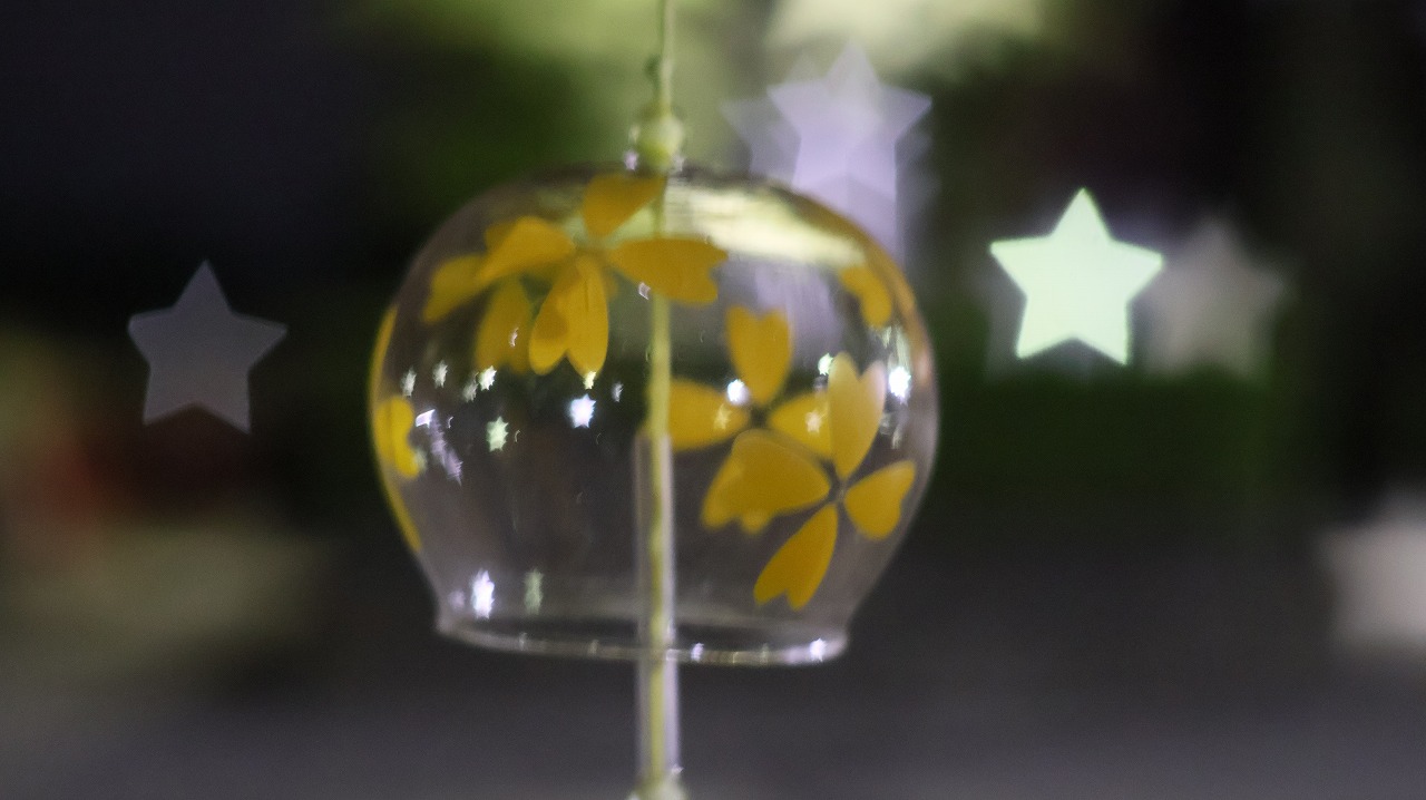 群馬県太田市の太田市運動公園の風鈴