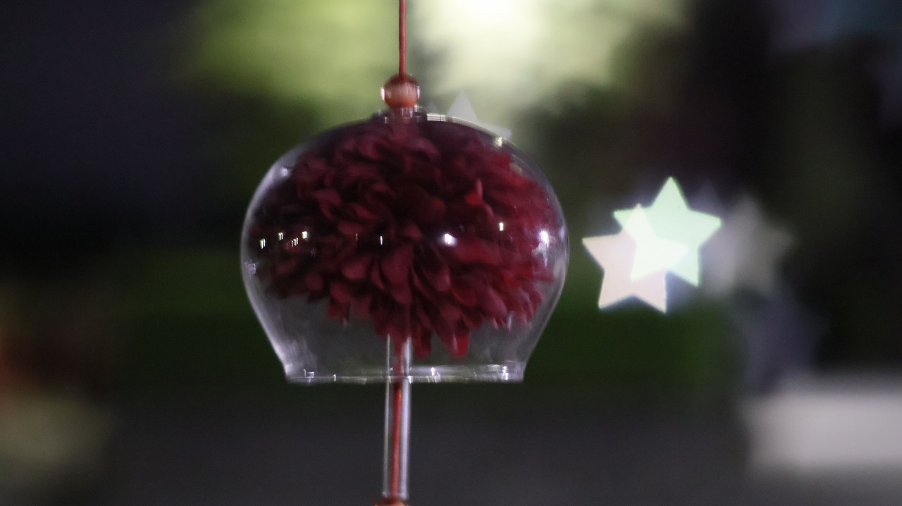 群馬県太田市の太田市運動公園の風鈴