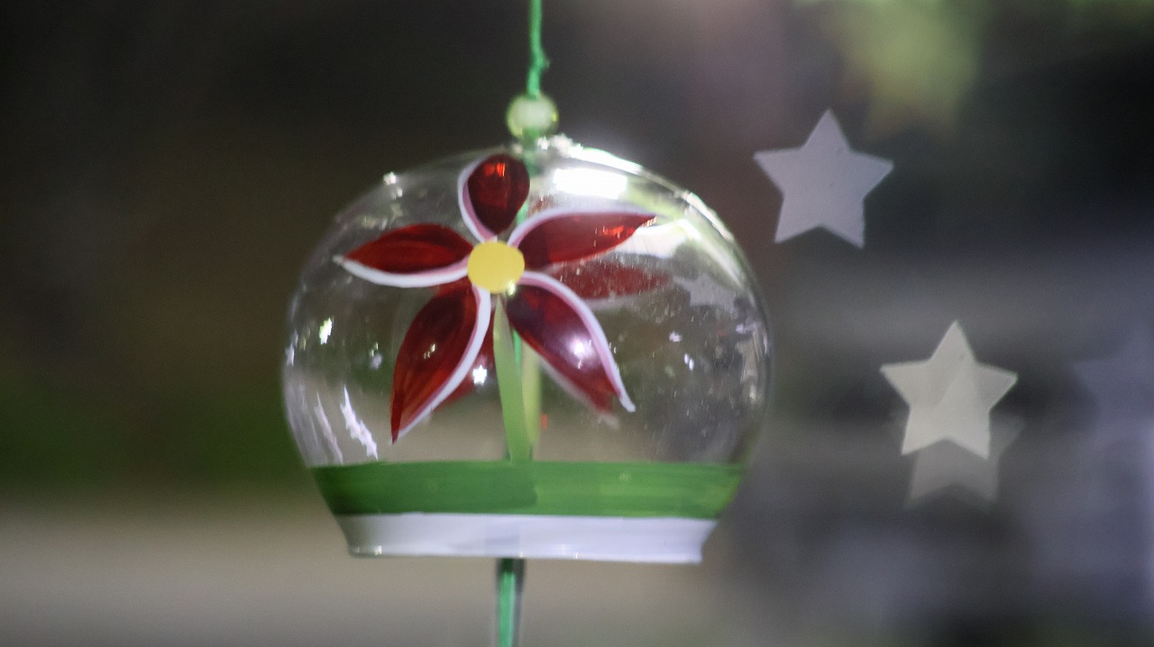 群馬県太田市の太田市運動公園の風鈴