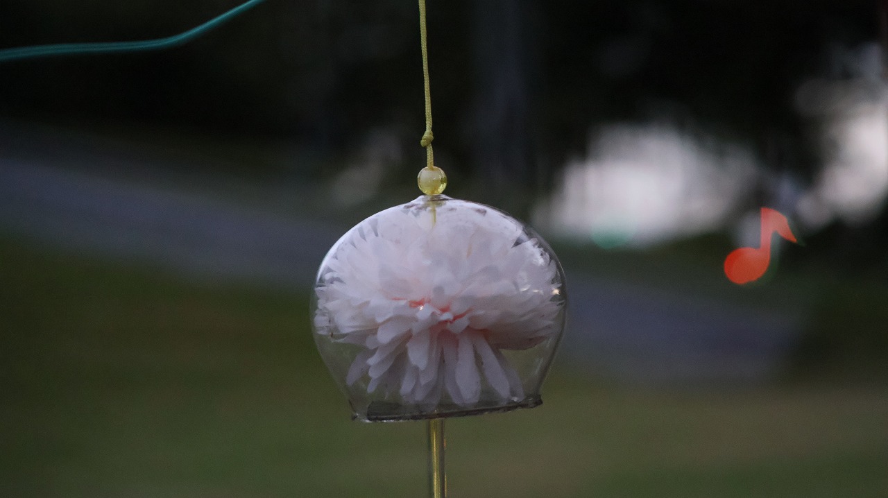 群馬県太田市の太田市運動公園の風鈴