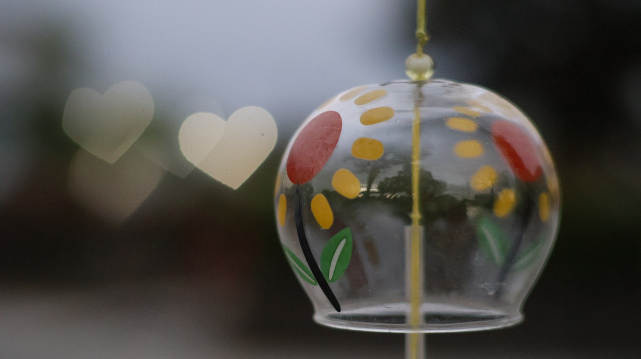 群馬県太田市の太田市運動公園の風鈴