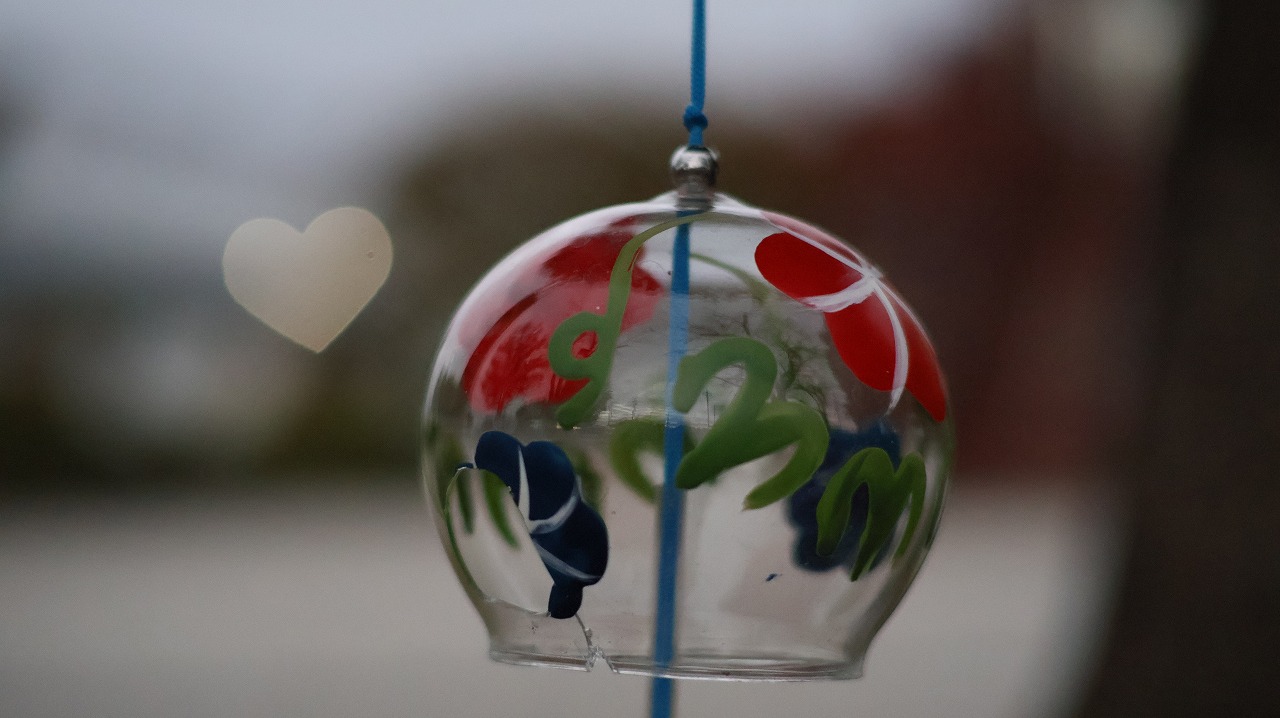 群馬県太田市の太田市運動公園の風鈴