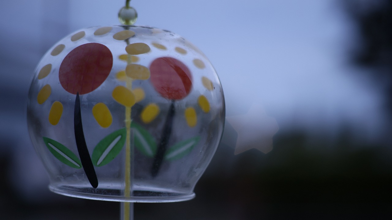 群馬県太田市の太田市運動公園の風鈴