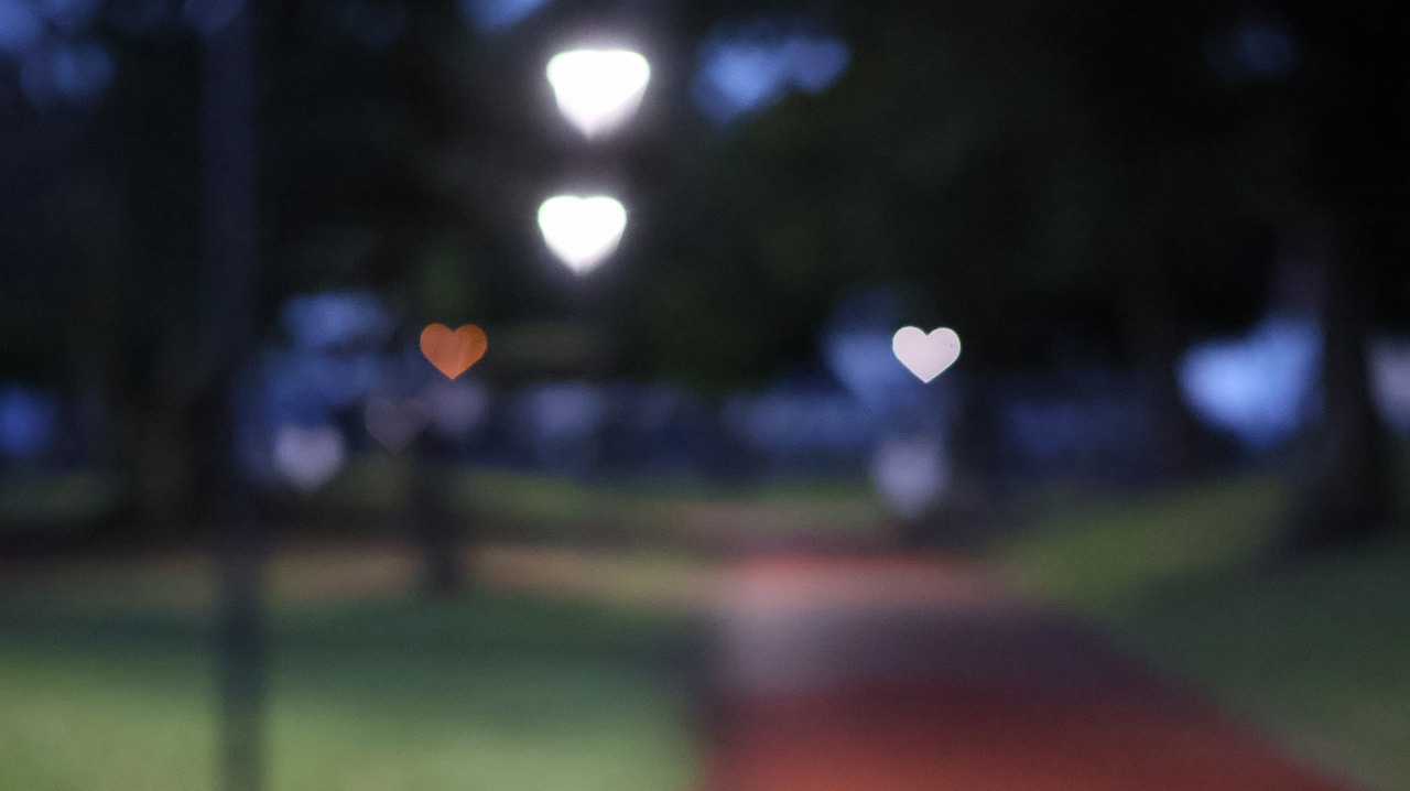 群馬県太田市の太田市運動公園の風鈴と花