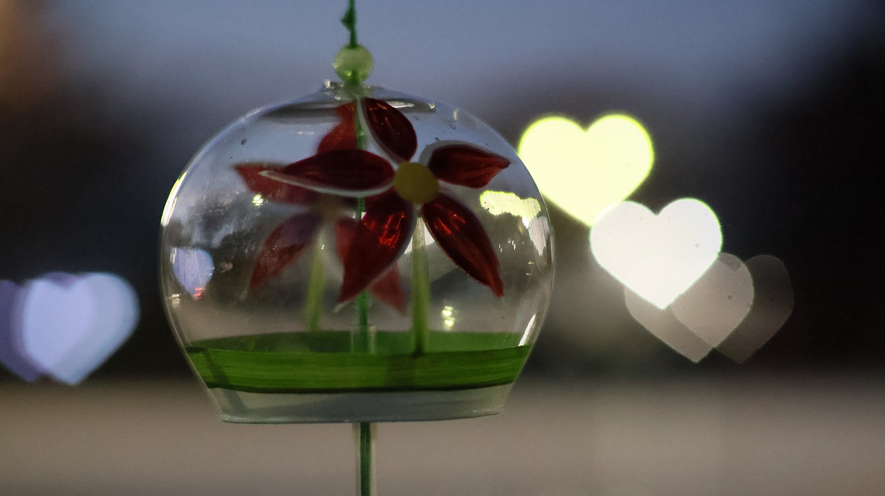 群馬県太田市の太田市運動公園の風鈴