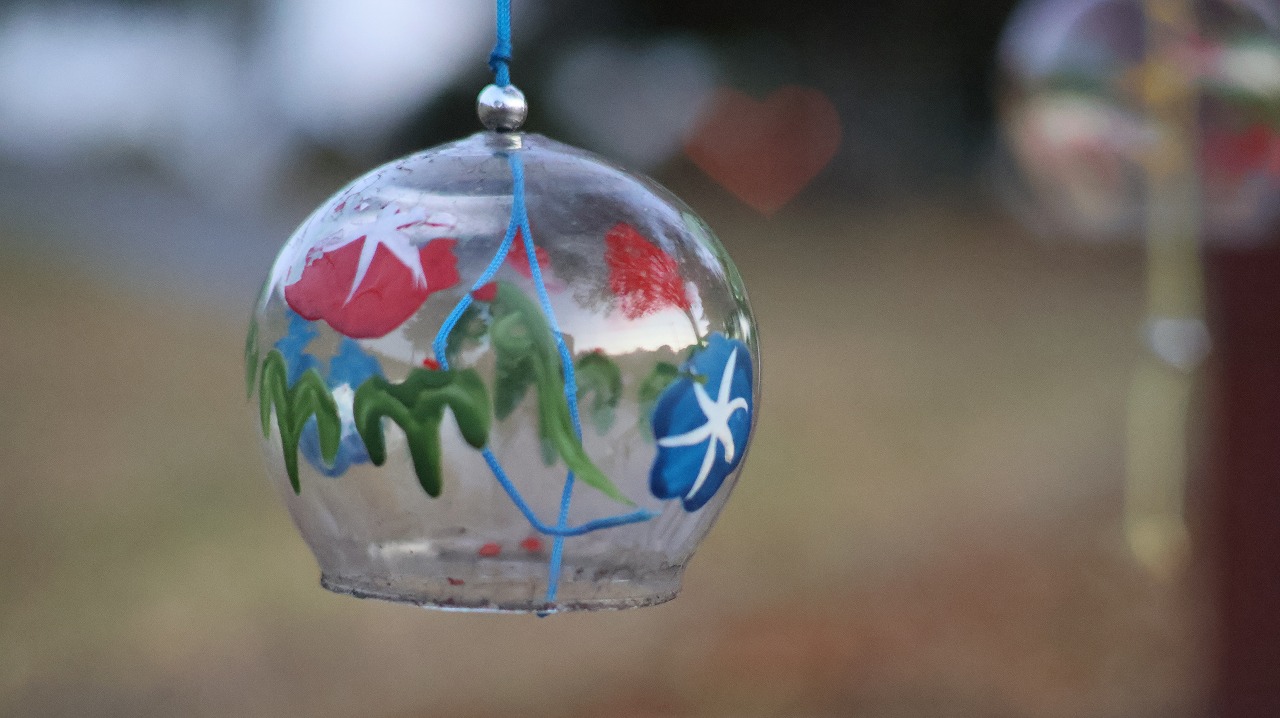 群馬県太田市の太田市運動公園の風鈴
