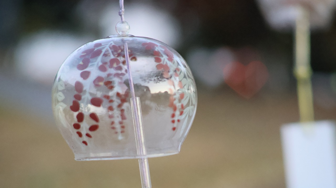群馬県太田市の太田市運動公園の風鈴