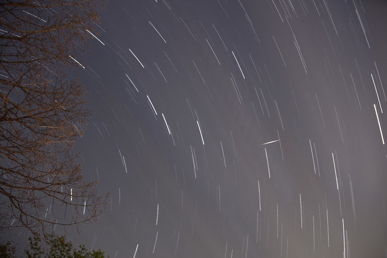 群馬県の榛名山の北斗七星