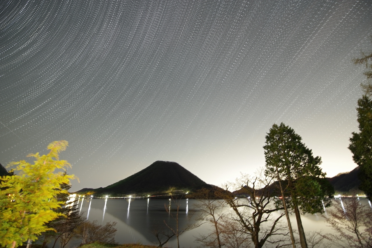榛名湖の天の川